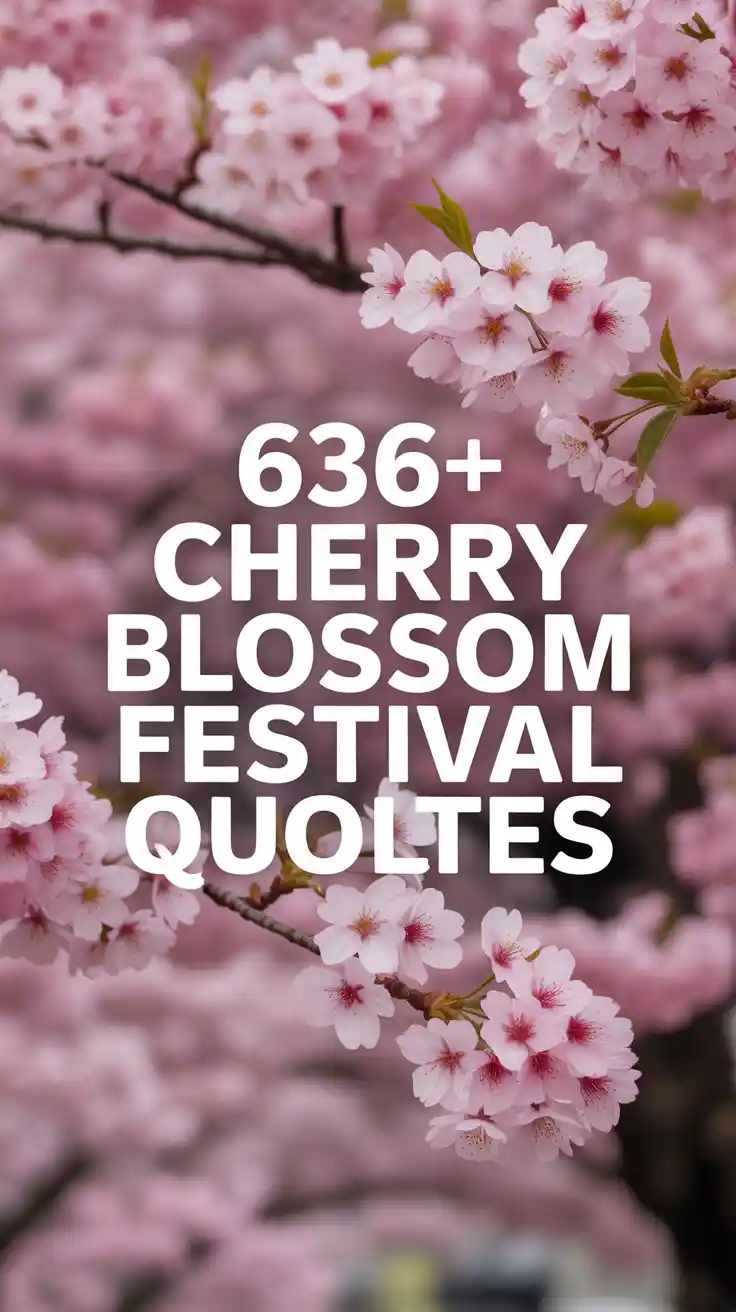 Cherry Blossom Festival Quotes