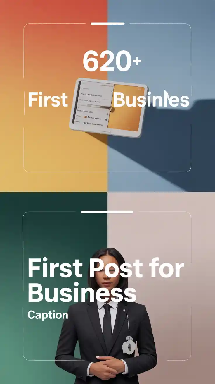 First Instagram Post for Business Caption Ideas