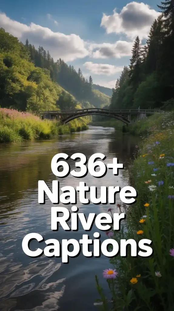 Nature River Captions