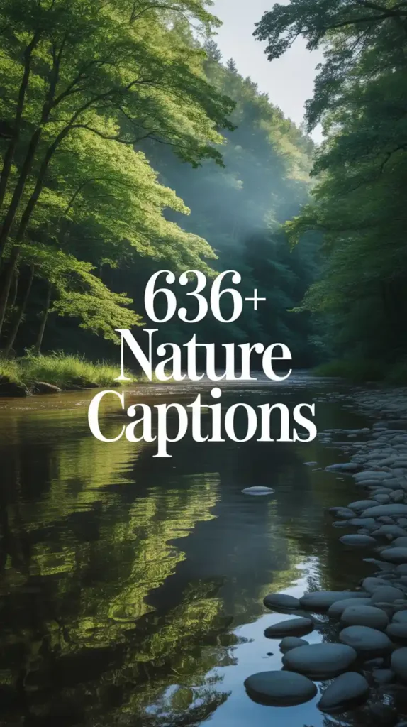 Nature River Captions