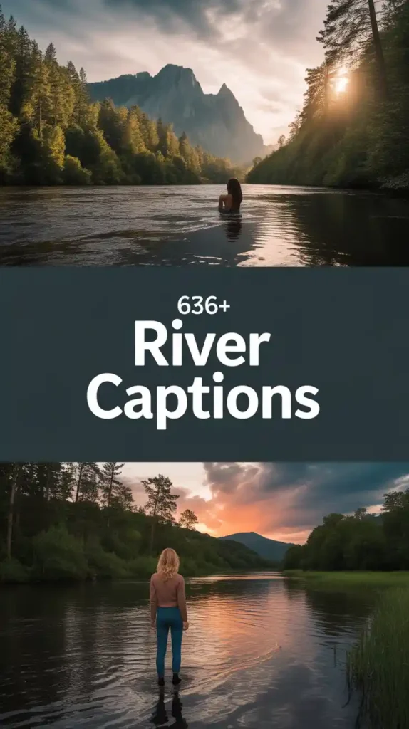 Nature River Captions