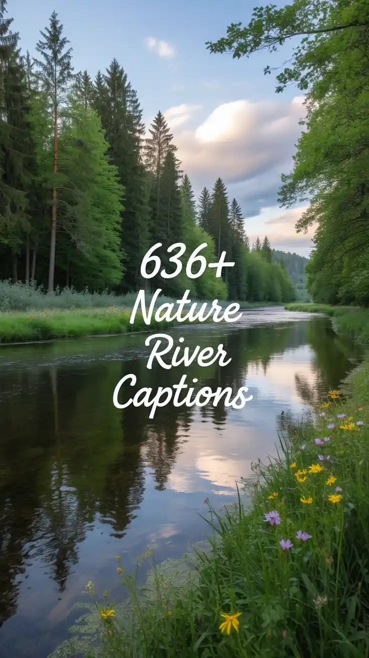 Nature River Captions