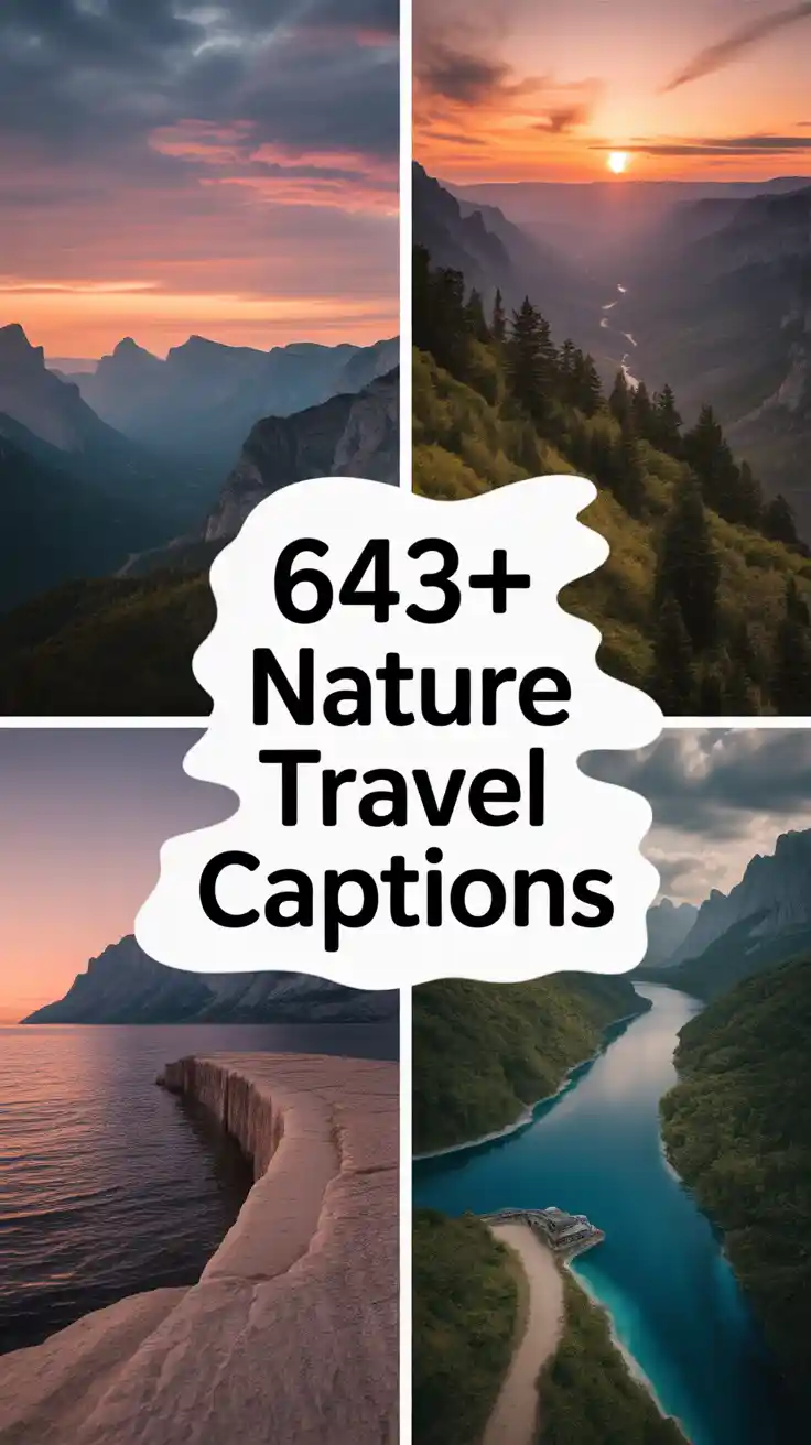 Nature Travel Captions