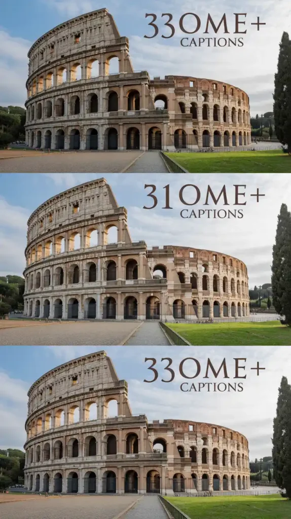 Rome Instagram Captions