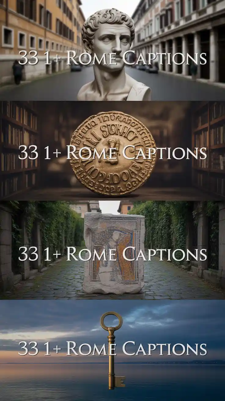 Rome Instagram Captions