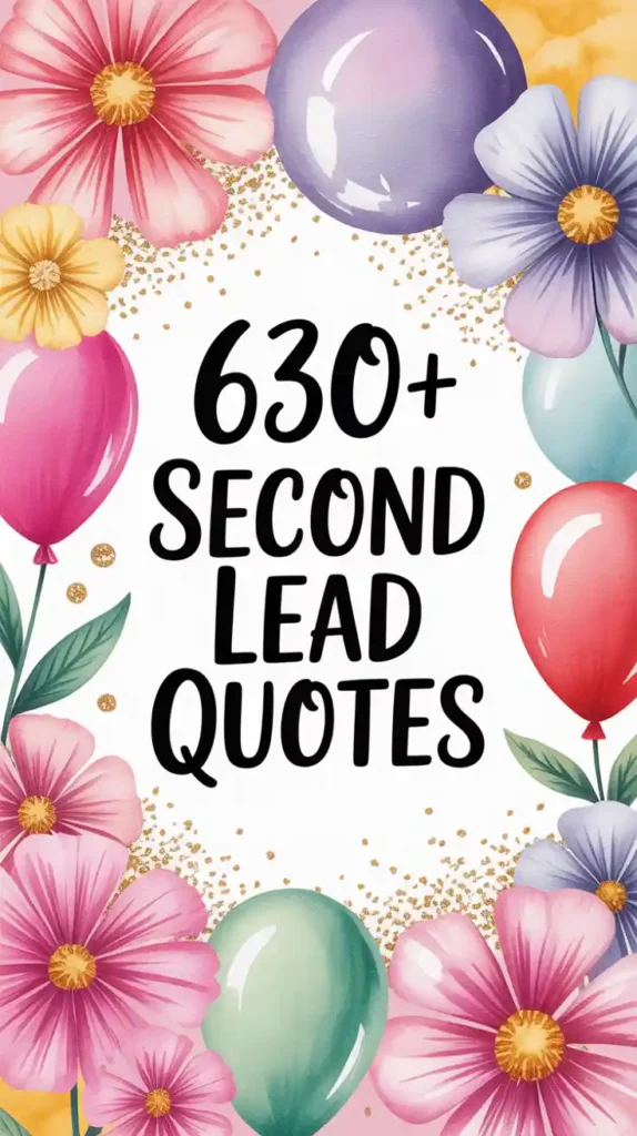 Second Lead Quotes
