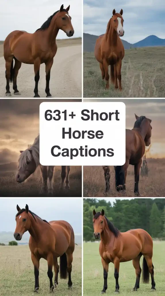 Short Horse Instagram Captions