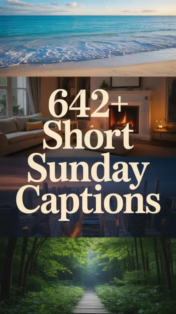 Short Sunday Captions For Instagram