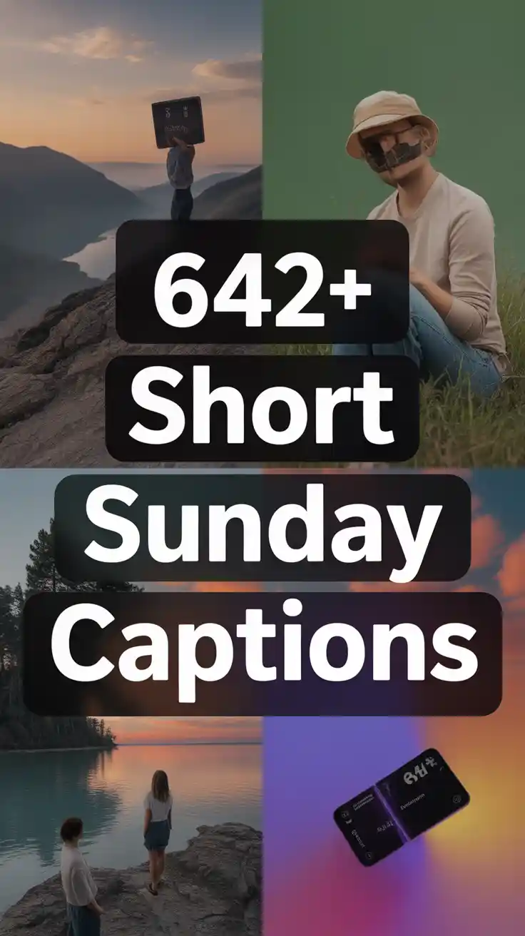 Short Sunday Captions For Instagram