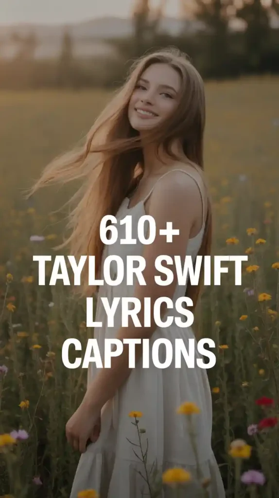 Taylor Swift Lyrics Instagram Captions