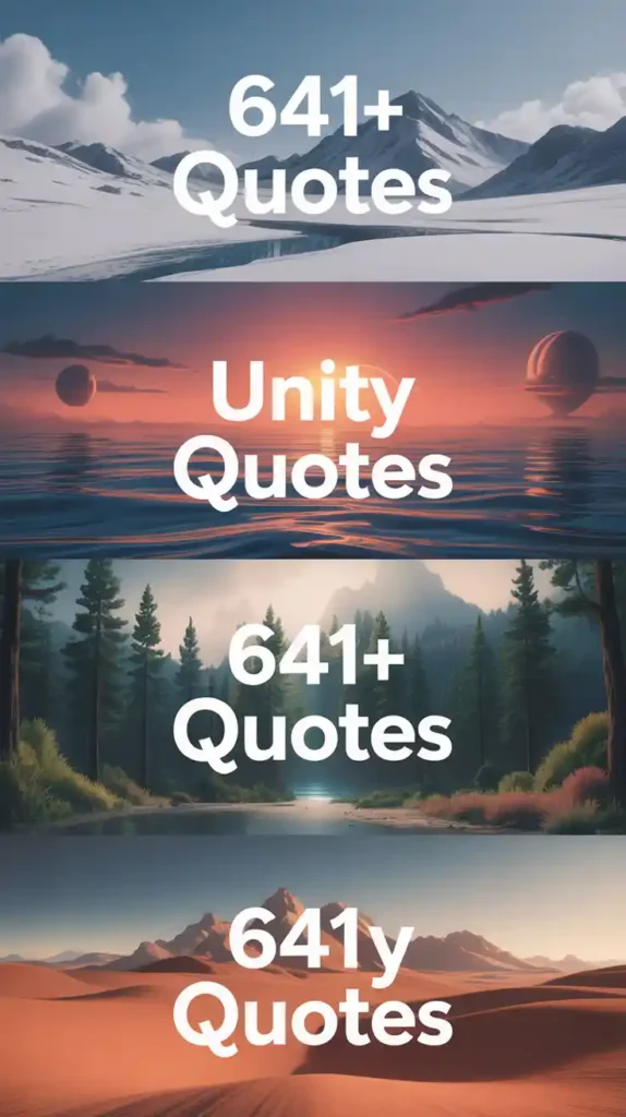 Unity Quotes