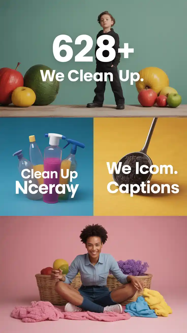 We Clean Up Nice Instagram Captions