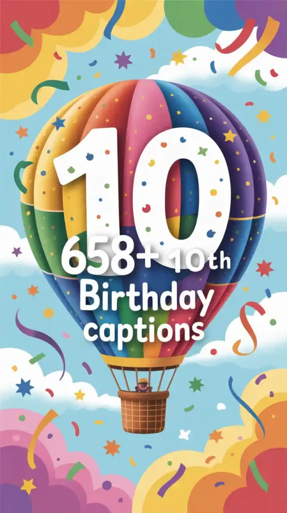 10th Birthday Captions