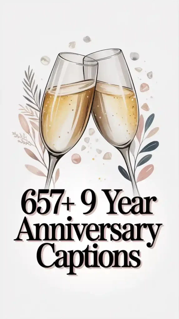 9 Year Anniversary Captions