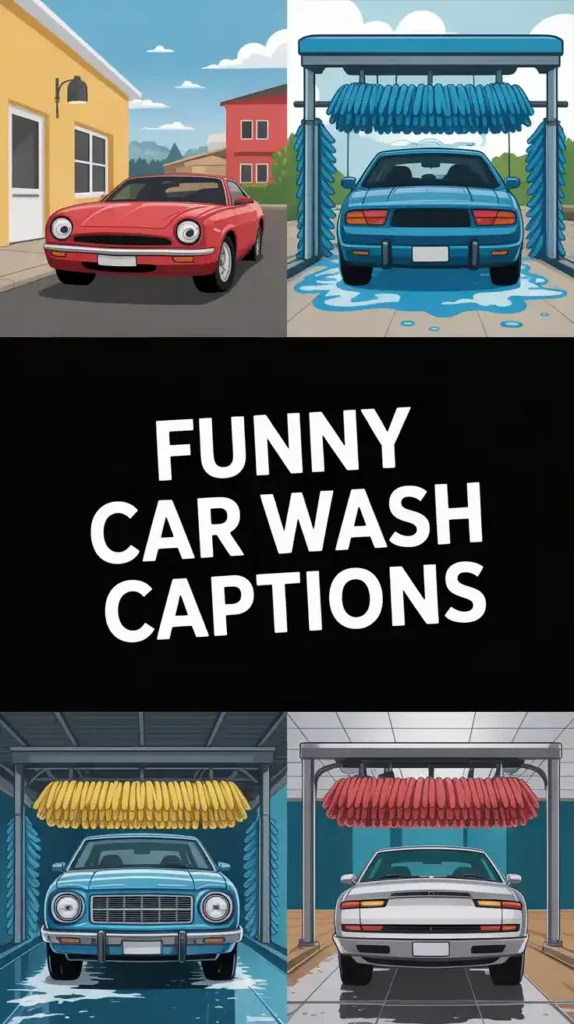Funny Car Wash Captions