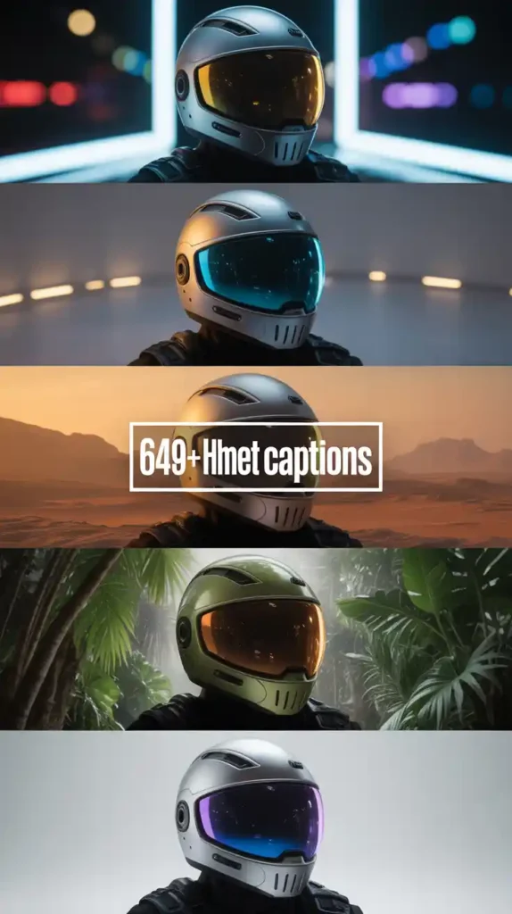 Helmet Captions