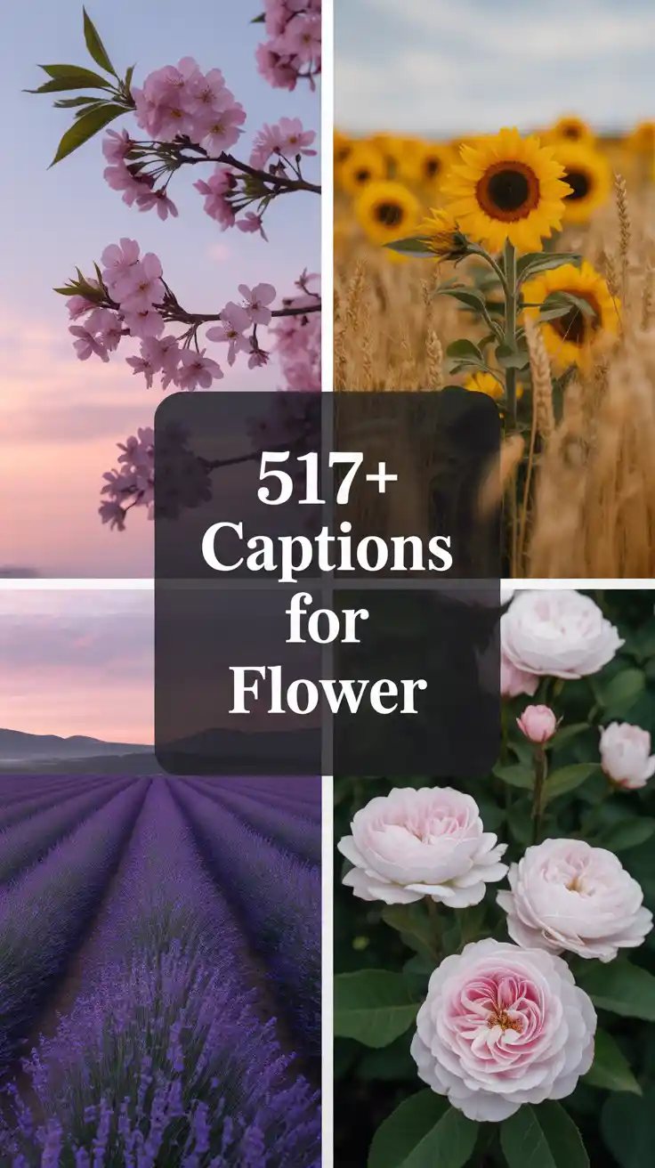 Instagram Captions for Flower