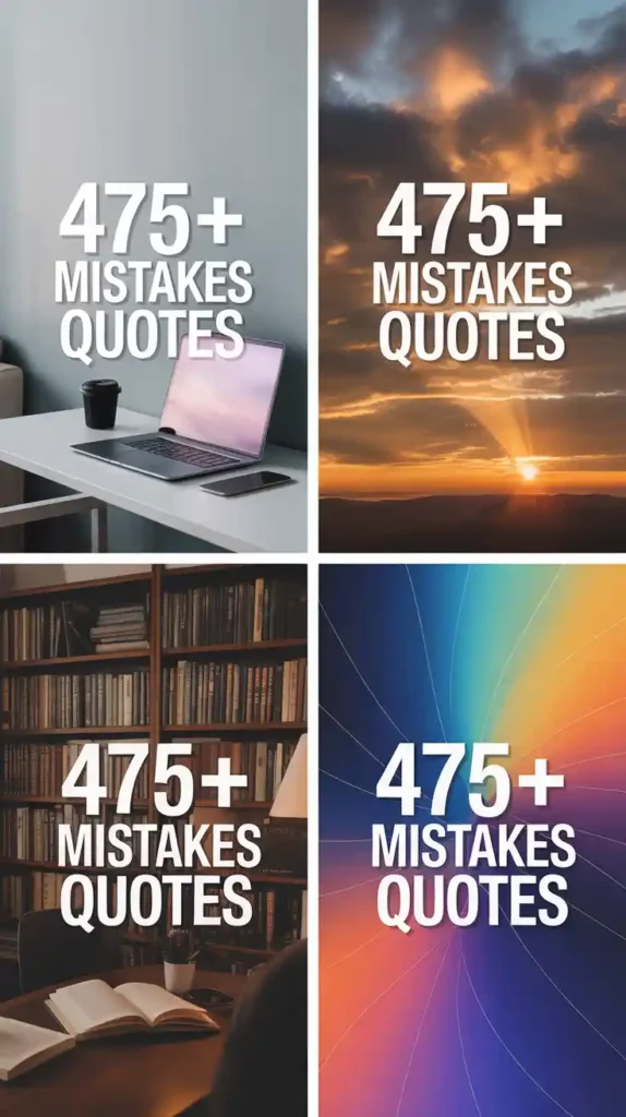 Mistakes Quotes