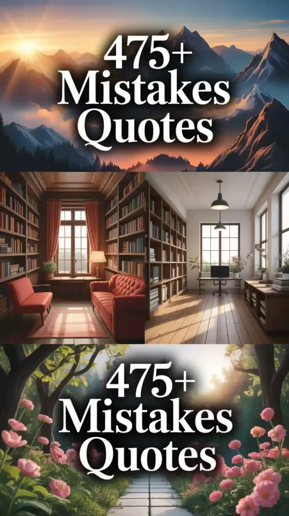 Mistakes Quotes