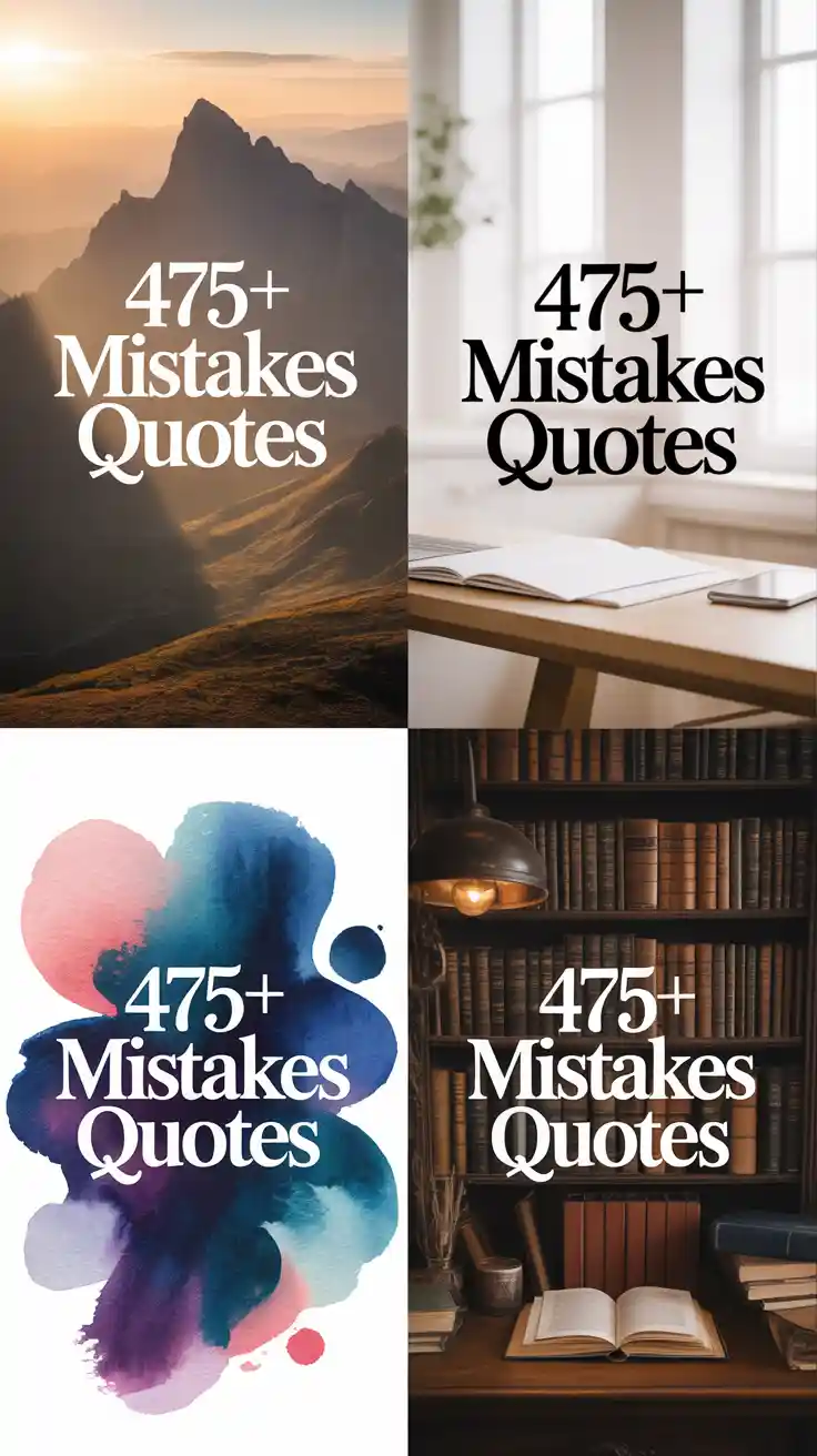 Mistakes Quotes