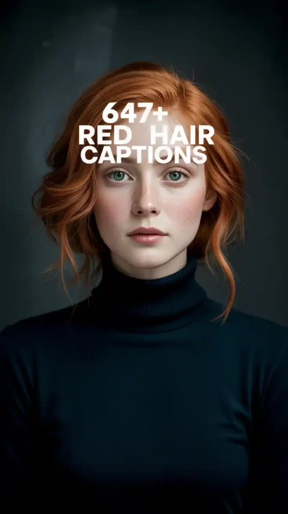 Red Hair Instagram Captions