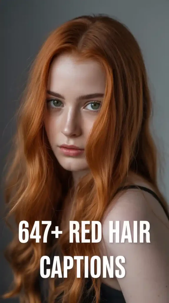 Red Hair Instagram Captions