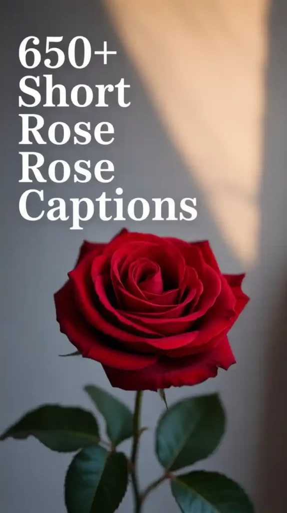 Short Rose Captions