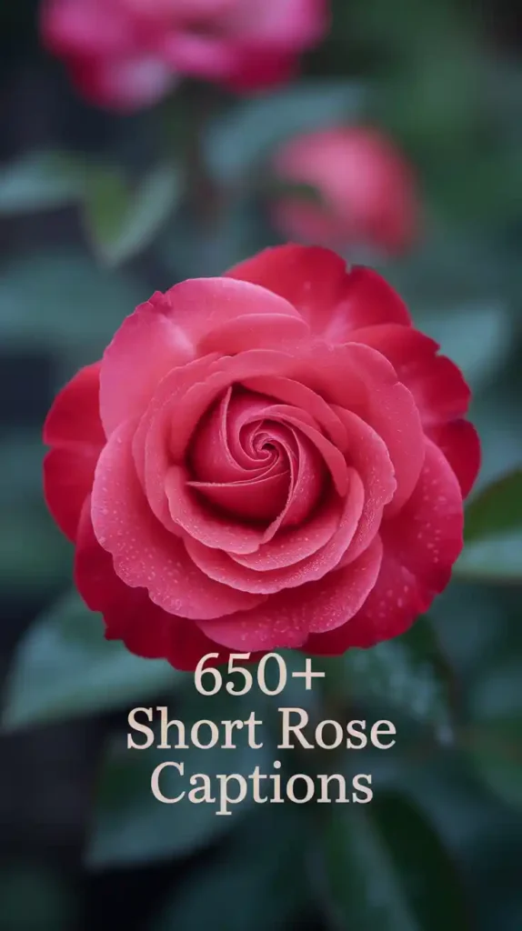 Short Rose Captions