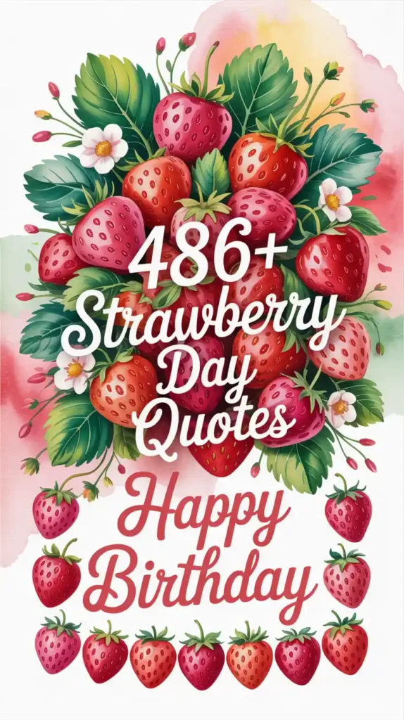 Strawberry Day Quotes