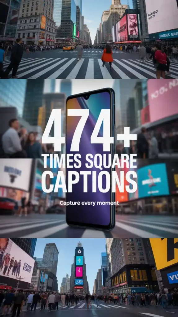 Times Square Captions