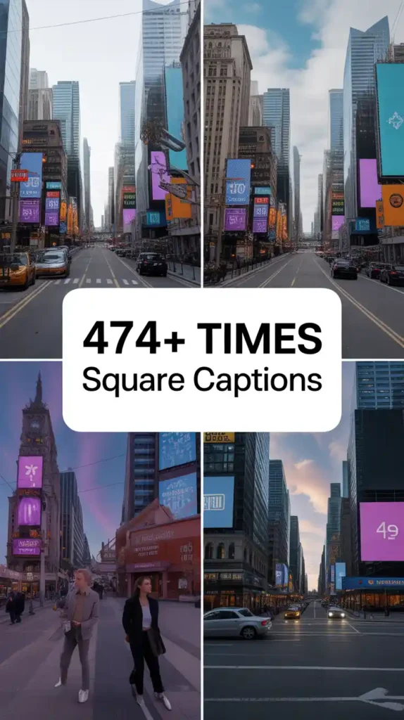 Times Square Captions