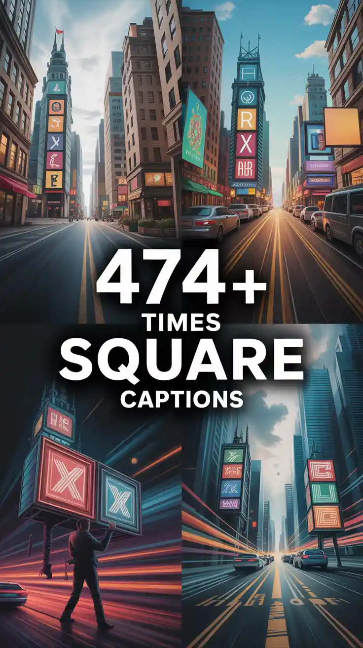 Times Square Captions