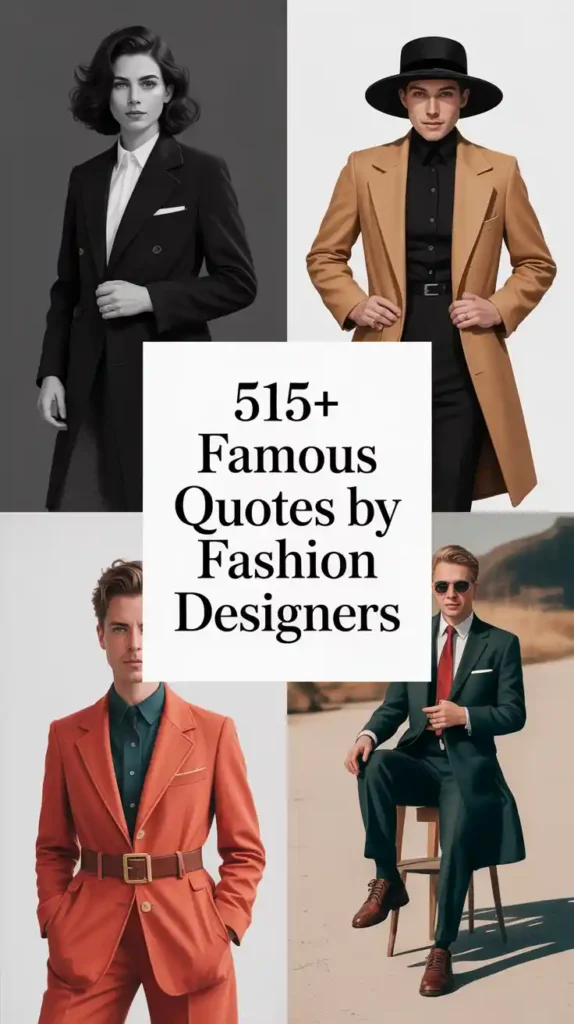 Famous Quotes by Fashion Designers