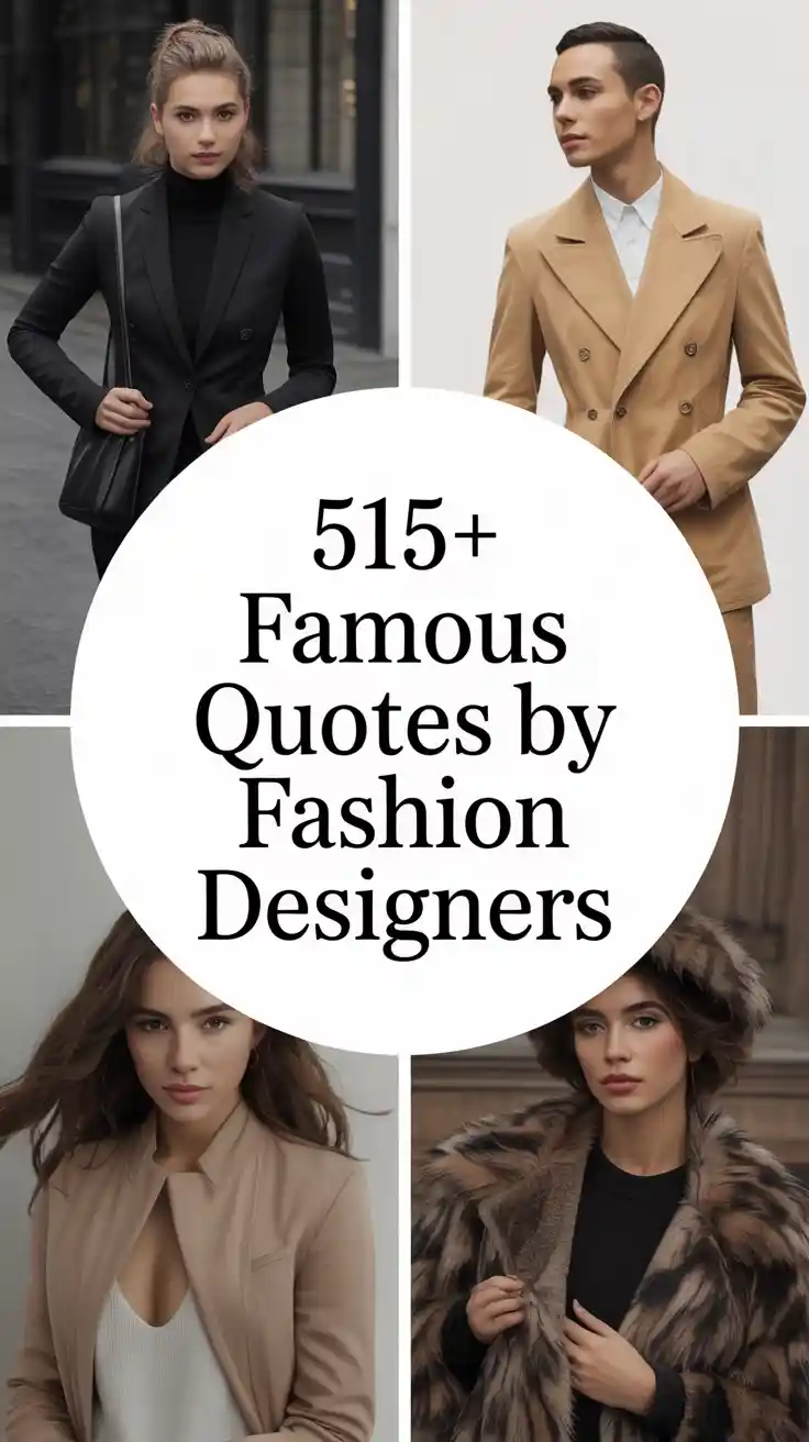 Famous Quotes by Fashion Designers