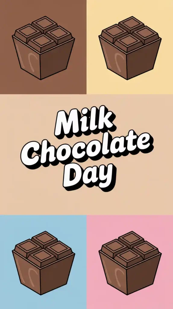 Milk Chocolate Day Captions