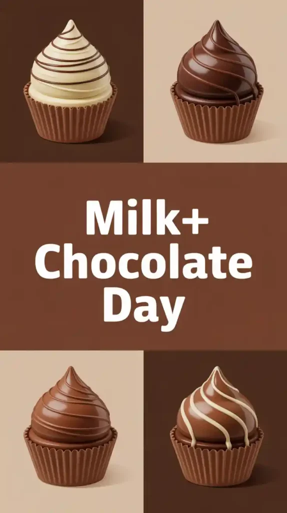 Milk Chocolate Day Captions