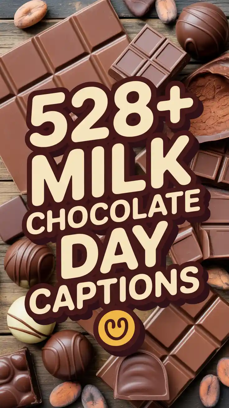 Milk Chocolate Day Captions