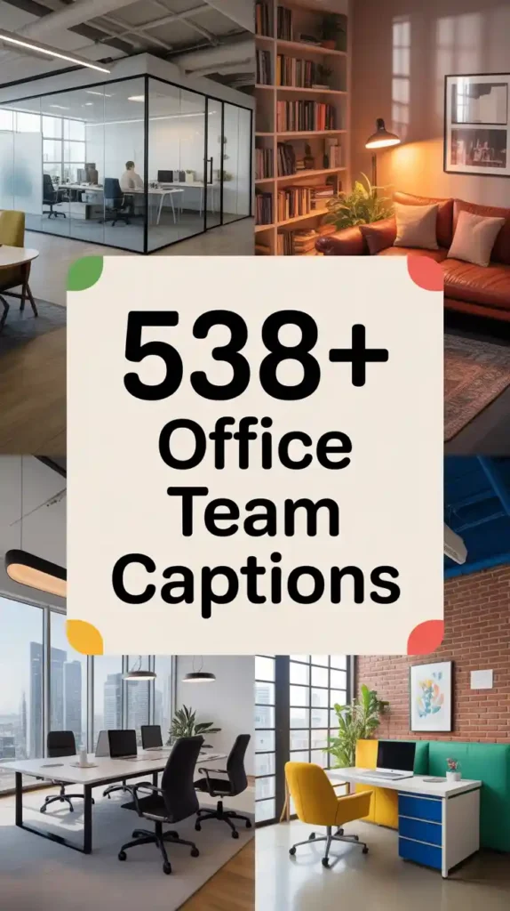 Office Team Captions