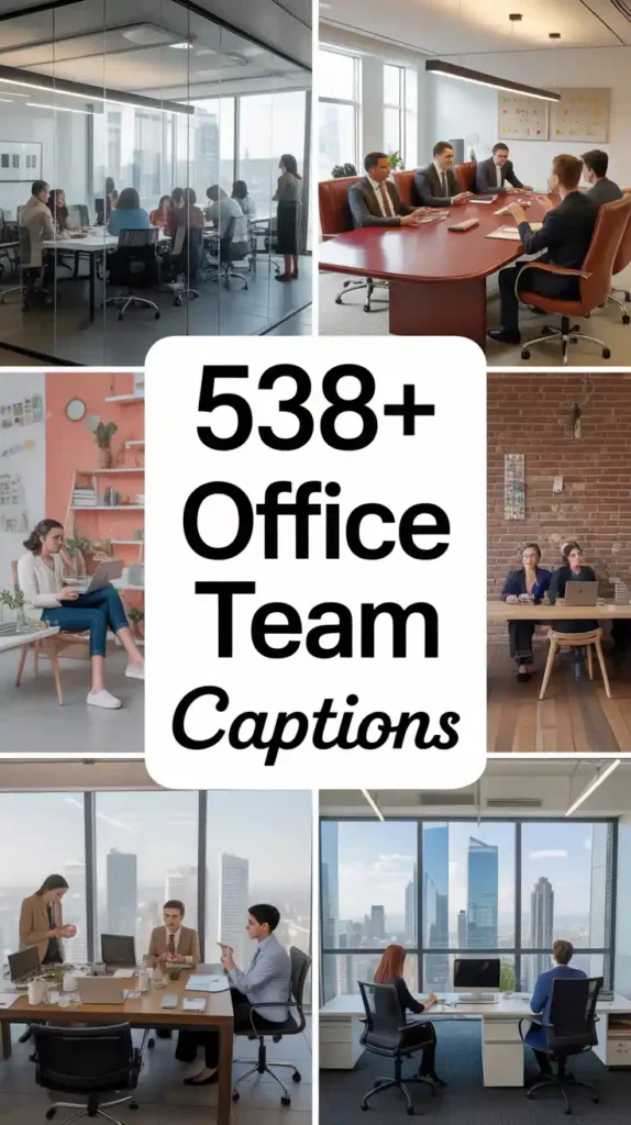 Office Team Captions