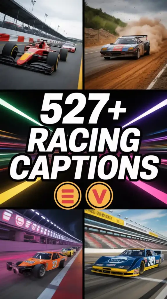 Racing Instagram Captions