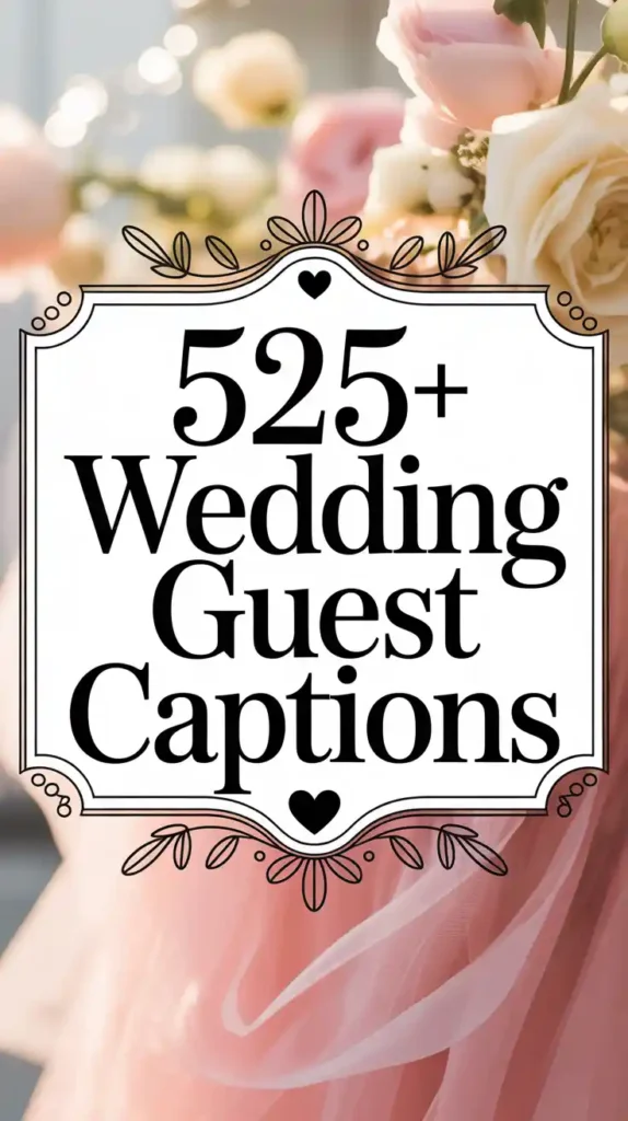 Wedding Guest Captions