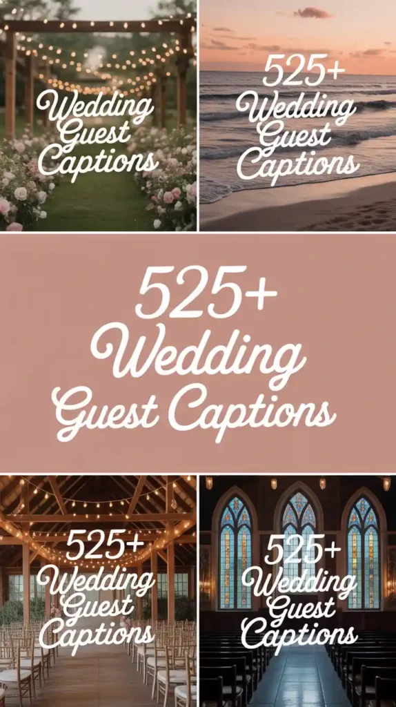Wedding Guest Captions