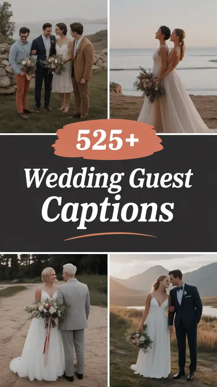 Wedding Guest Captions